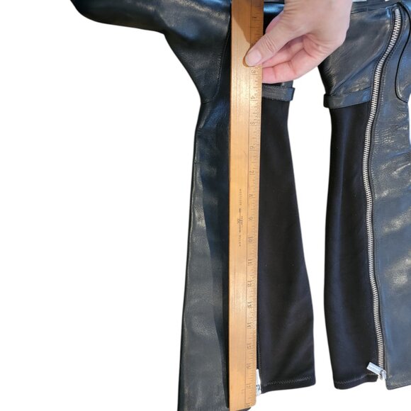 MICHAEL KORS Hamilton Stretch Leather Boots Size 6M Tall Riding Zip - Picture 8 of 16